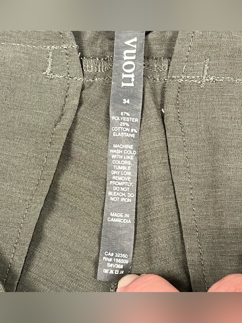 Vuori Aim Shorts Mens 34 Gray Performance Stretch Tech Golf Lightweight V368 - Picture 3 of 9